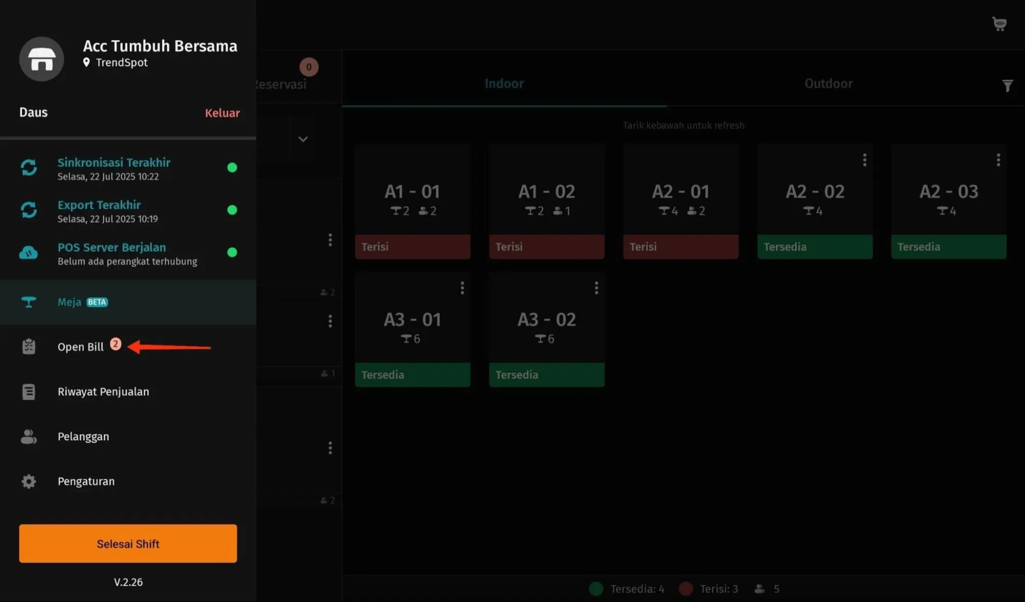 cetak label pembatalan pesanan